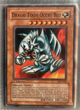 drago bianco occhi blu toon prima edizione