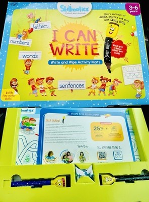 Skillmatics Educational Toy - I Can Write - Activity Mats Brand~New