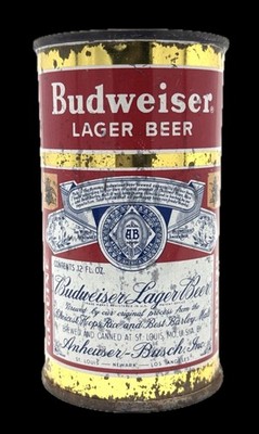 Vintage Old Budweiser Beer Can Metal Sign 8x12in Garage Mancave 5