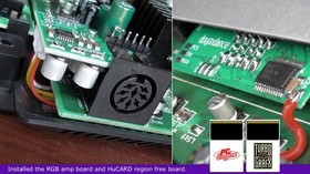 PC Engine DUO Scart RGB Csync 75/TTL/CVBS Region Free Jailbar fix FULL RECAPPED