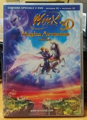 WINX CLUB MAGIC ADVENTURE 3D DVD MIT 3 BRILLEN LIEFERUNG 24/48H MIT BRT