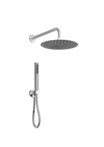 Kit doccia, braccio - soffione - doccetta-Colonna doccia quadro/tondo - Foto 3 di 5