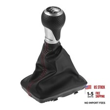 6 Speed Manual Gear Shift Knob With Dust Cover For Audi A4 S4 2007-2015 