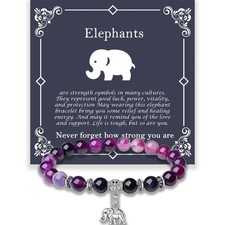 Elephant Gifts for Women, Motivational Gifts for Mom, Mothers Day Elephant Brace