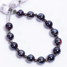 Natural Garnet Round Beads, Almond Garnet Ball Shape Beads Gemstone E 218