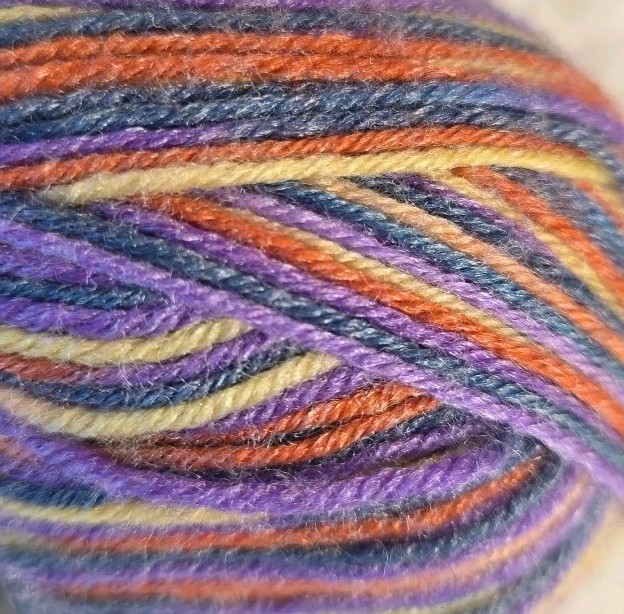 Premier Yarns Serenity Sock Yarn Deborah Norville Tanzanite Lot Of 2 Skeins F1