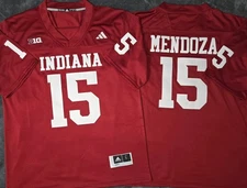 Fast Free Shipping! Fernando Mendoza Indiana Hoosiers Stitched Jersey 15