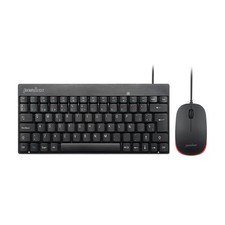PERIDUO-212 ES Small Wired Keyboard, Mouse, 12 Multimedia Keys, Spanish Layout
