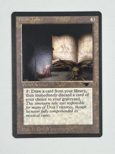 MTG JALUM TOME Antiquities Regular NM/MT+ Magic The Gathering