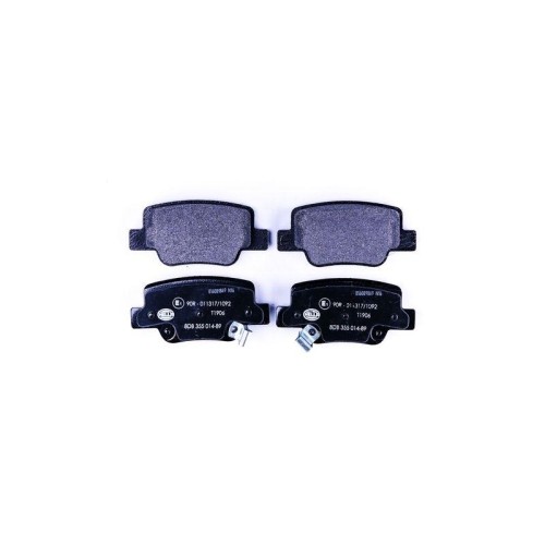 Plaquettes de frein Hella Toyota 8DB 355 014-891 pour un freinage silencieux