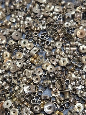 RESTPOSTEN 356 X SILBER SCHMUCK SCHMETTERLING OHRRING RÜCKEN