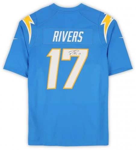 Philip Rivers Los Angeles Chargers Autographed Nike Powder Blue Game Jersey - Image 3 of 4