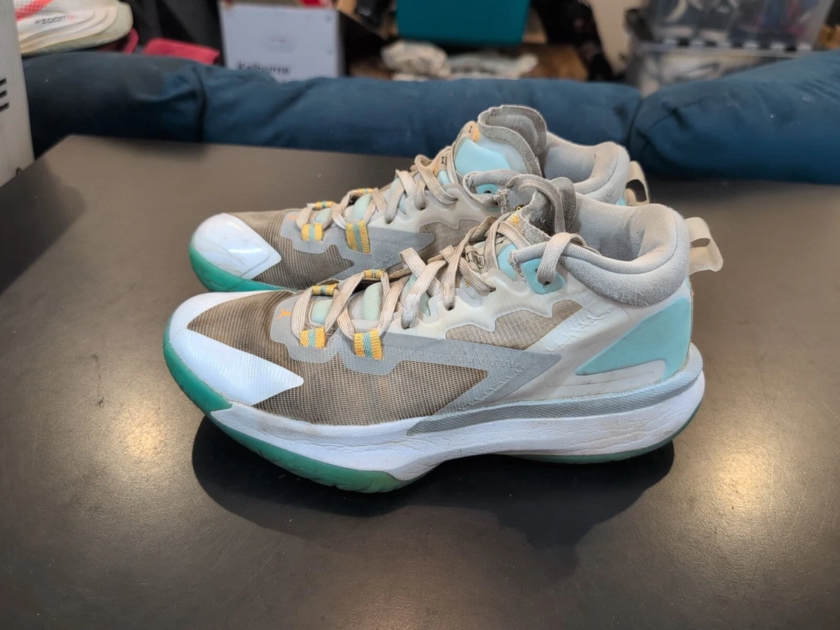 Las mejores ofertas en Jordan Zion 1 White Dynamic Turquoise | eBay