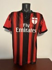 AC Milan Jose #22 2014-15 Home Jersey Medium M Black Red — photo 1