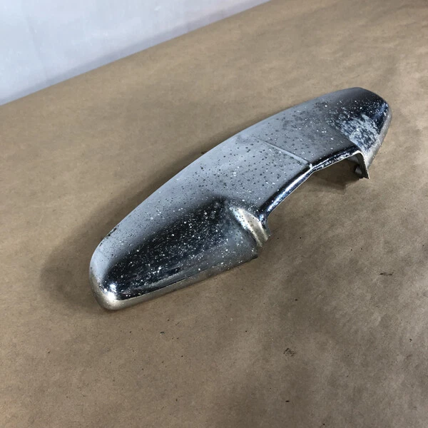 Lámpara de matrícula original Jaguar Mk II 2.4 3.4 240 340 moldura cromada OEM Foto 3 de 4