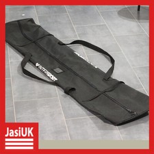 INTERSPORT schwarze robuste Skitasche mit großem Reißverschluss und Belüftungslöchern 170 cm