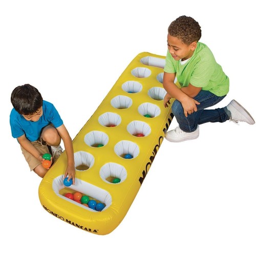 Giant Inflatable Mondo Mancala. Huge 72" x 21.4" x 6" High Inflatable Game Bo...