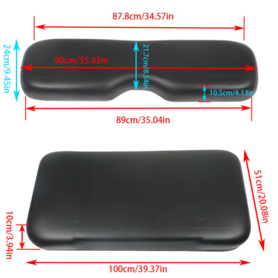 Golf Cart Front Seat Bottom + Lean Back Cushion For EZGO Medalist TXT 1994-2013