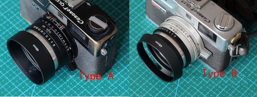 New 48mm Metal Lens Hood + 55mm Cap for Canon Canonet QL17 GIII - Photo 1/9