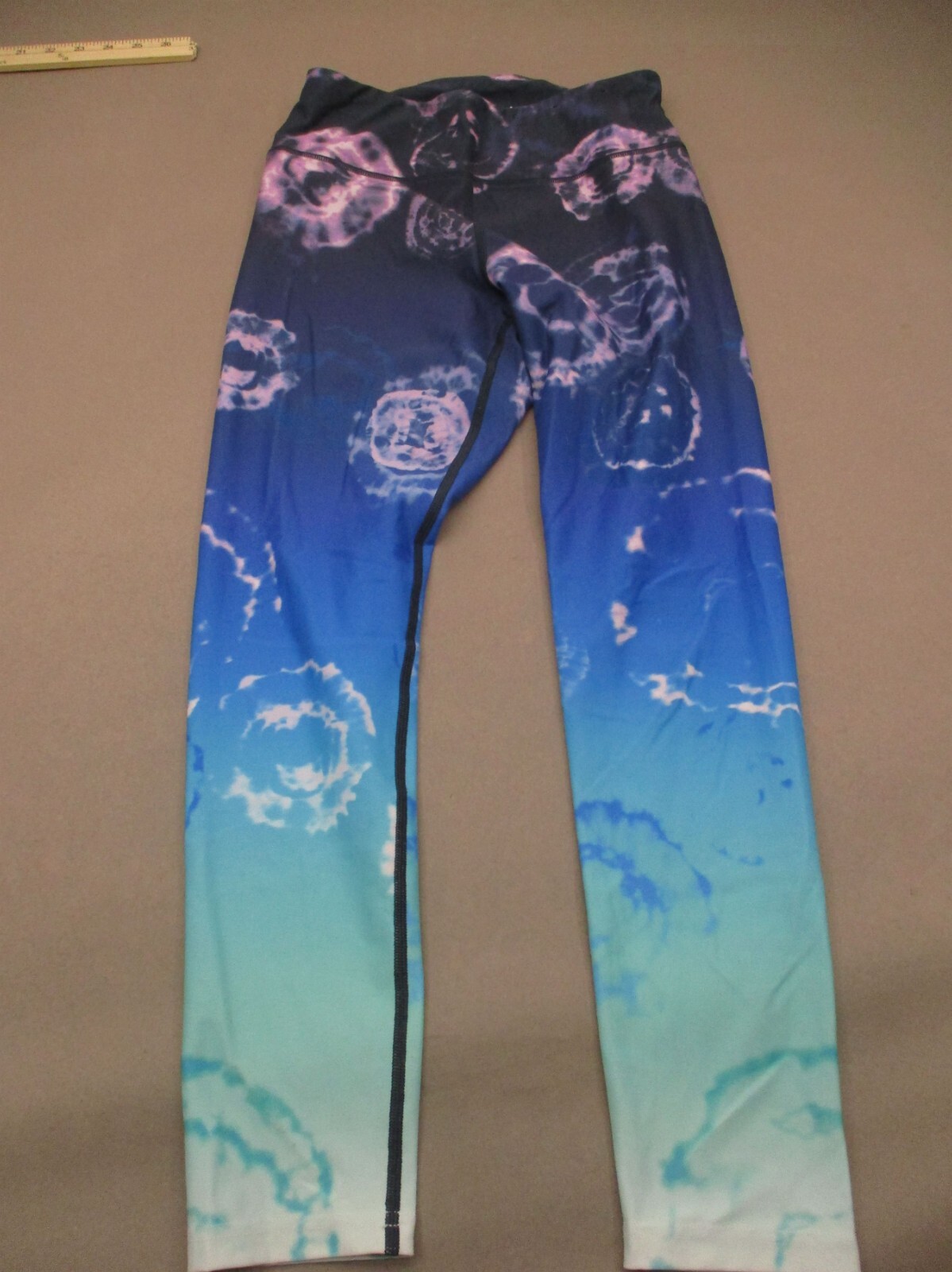 Leggings donna FILA taglia M multicolore elasticizzati pull on compressione atletica 486