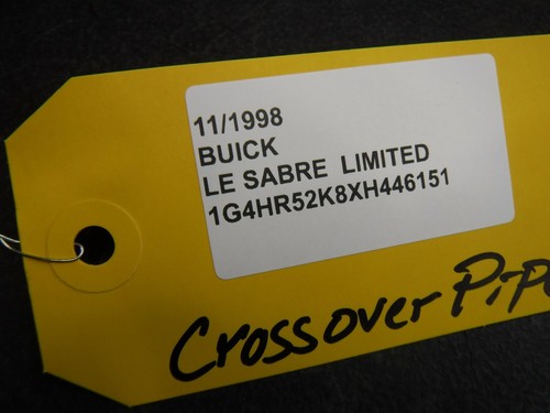 Buick 1999 lesabre 3,8 L GM sistema de escape tubo crossover 24503125 D74 - Imagen 5 de 5