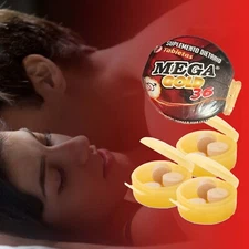 Mega Gold 36 Sexual Energy Supplement Stamina Timing & Long Hard Wood