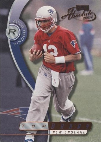 2000 Playoff Absolute Tom Brady RC /3000 PSA 8 NM-MT Patriots Bucs