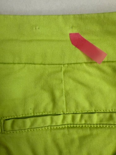 Crown & Ivy Shorts Lime Green Chino | Women’s Size 2 - Picture 7 of 10