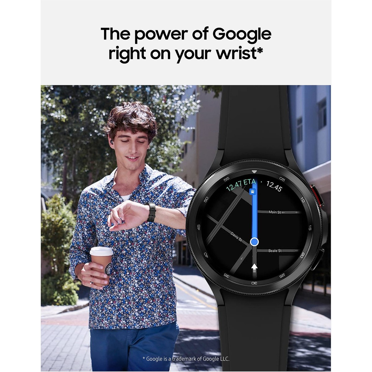 Galaxy Watch 4 Classic 46mm ブラック Samsung Galaxy Watch4 Classic 46mm Smart Watch, Stainless