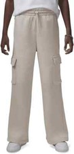 Jordan Kids' Y2K Fleece Cargo Pants Beige