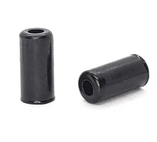 Sunlite Brake Cable Ferrules 5mm (Brake) - Black Aluminum