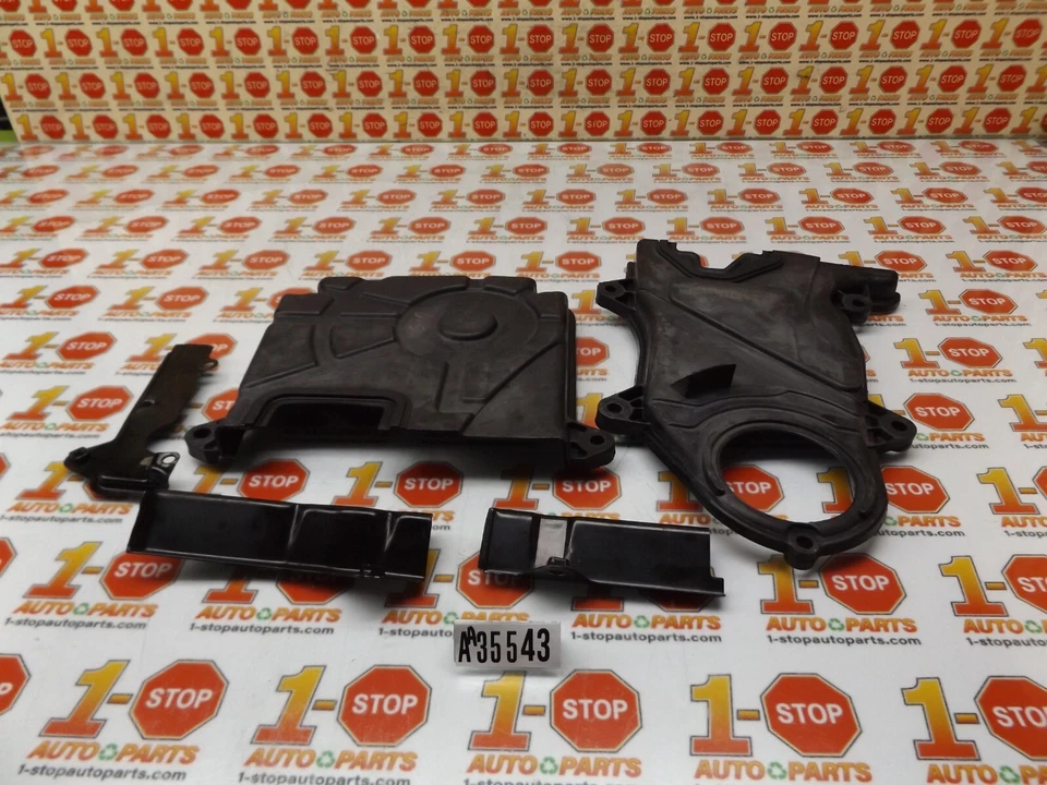 2001-2011 HYUNDAI ACCENT UPPER & LOWER TIMING COVER SET 21350-26002 OEM - Image 4 of 4