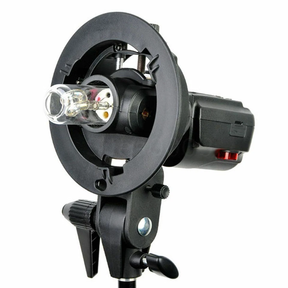 US Godox S-type Bracket Speedlite Adapter Holder Bowens for AD200 AD200Pro Flash - Image 3 of 4