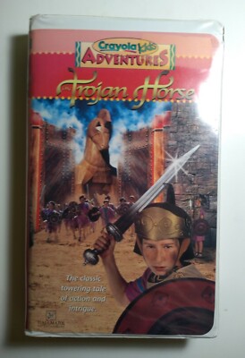 Crayola Kids Adventure The Trojan Horse MINT VHS Video Tape OOP