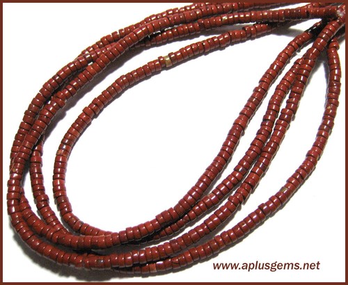 4mm Heishi Beads Choker Necklace Beads 16in. Long assorted gem stones pick stone - Picture 10 of 25