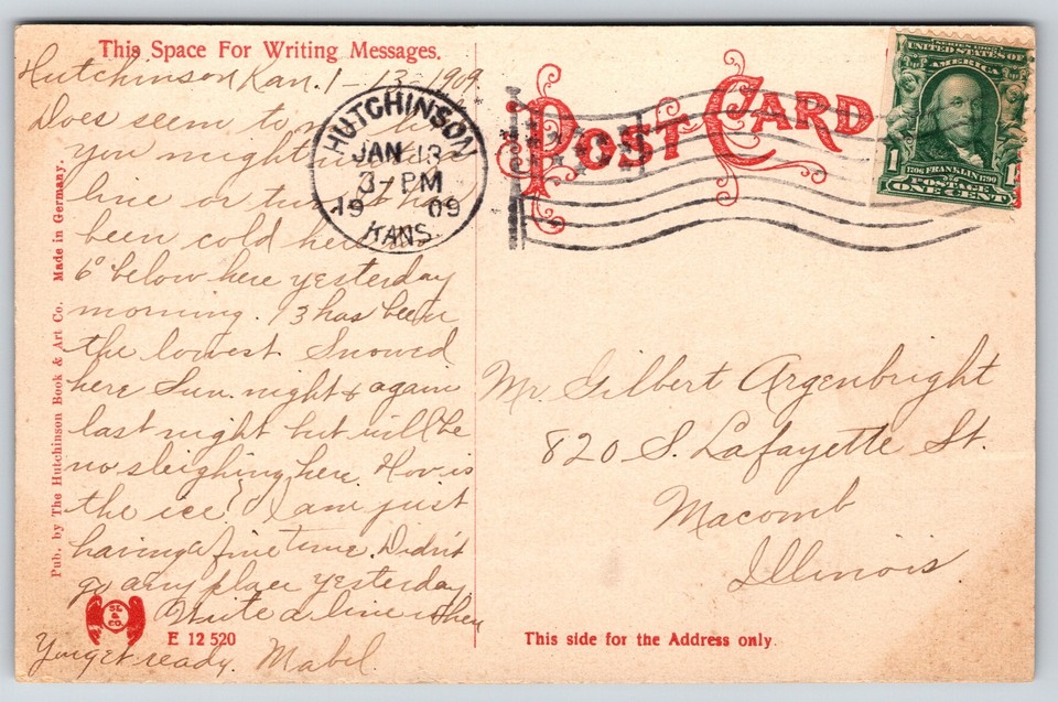 Hutchinson KansasGarden of Kansas State Industrial Reformatory1909 Postcard eBay