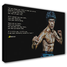 Bruce Lee And Taky Kimura Canvas Ebay