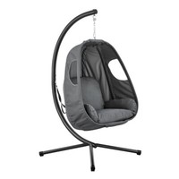 Hanging Cocoon Egg Chair Garden Swing Person Hammock Removable Cushions