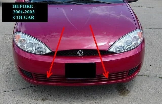 Mercury Cougar 2001 2002 moldura cromada para parrilla inferior con garantía de 5 años 01 02 Foto 4 de 4