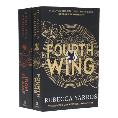 Fourth Wing - The Empyrean Series by Rebecca Yarros 2 Books Set - Fiction - PB