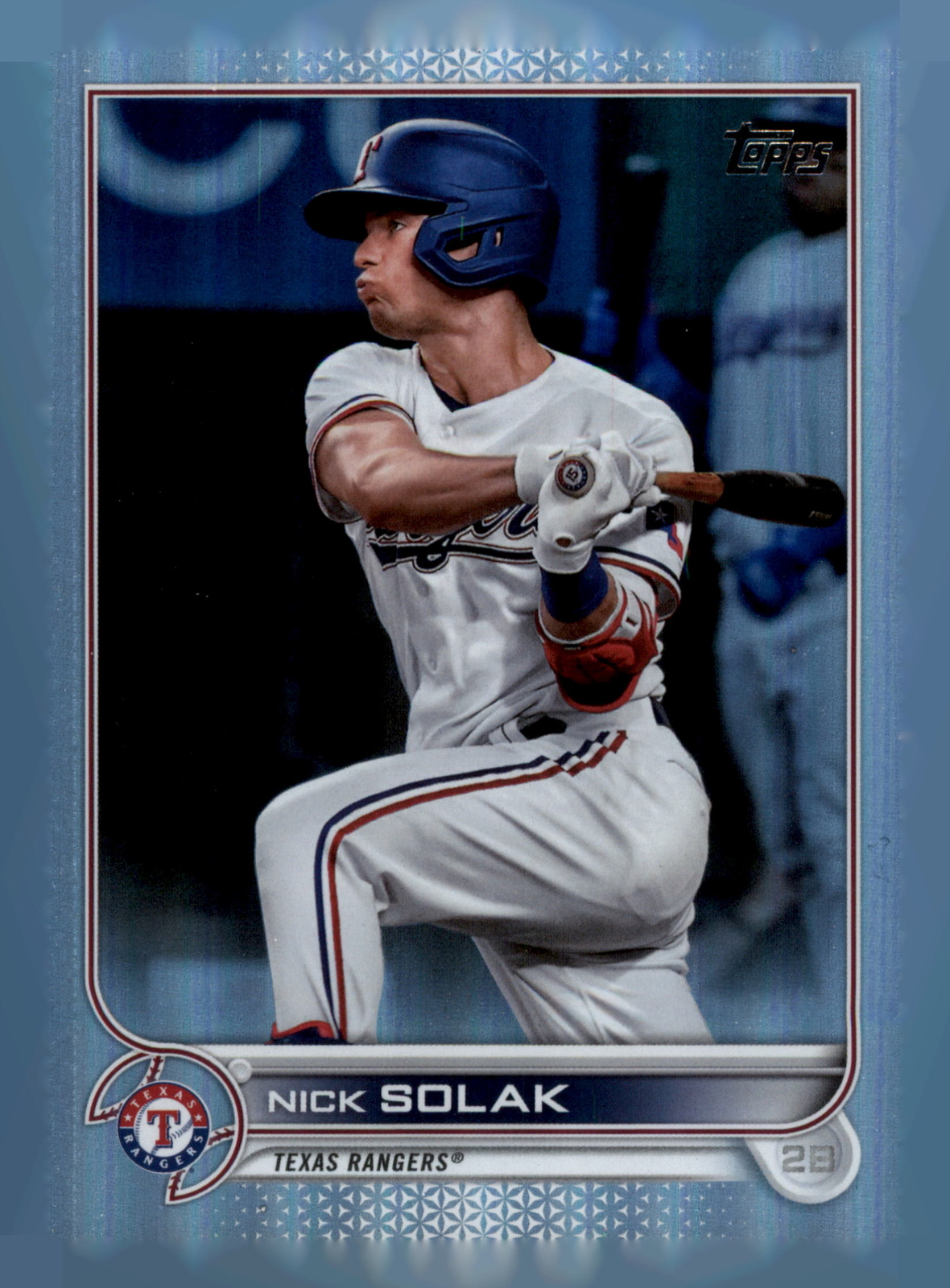 2022 Topps #172 Nick Solak Rainbow Foil