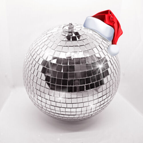 12" Mirror Glass Disco Ball Large DJ Dance Home Party Bands Club Stage Lighting - Picture 5 of 10