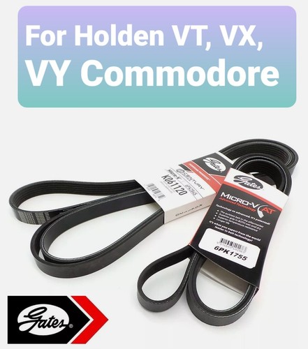 Gates Drive & Blower Belts for Holden Berlina Calais Caprice Statesman & HSV - Picture 7 of 7