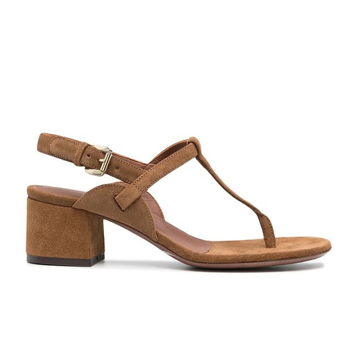 Women Luxury Block Heel Clip Toe Thongs Ankle Strap Summer Sandals 34-44 45 46 L - Picture 12 of 16