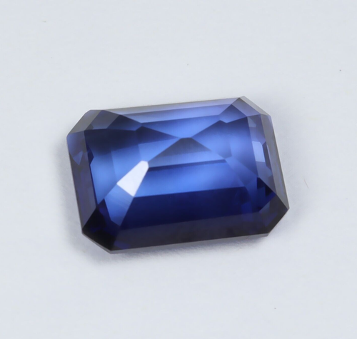 Piedra preciosa suelta de 10 mm de zafiro azul cachemira natural certificado 7,00 quilates - Imagen 6 de 7