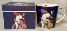 Paper Products Design PPD Bone China Mug "A Few Good Friends" Goose Rabbit Birds