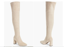 Jeffrey Campbell Parisah Over the Knee Boot In Ice Suede Size 6