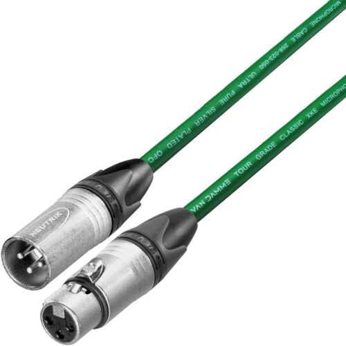 Parche de micrófono Van Damme cable plomo macho a hembra XLR neutro 10 colores - Imagen 7 de 11