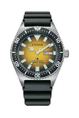 時計 CITIZEN AUTOMATIC DIVER'S 200M Citizen Promaster Marine Diver's 200m Automatic Yellow Men's Watch