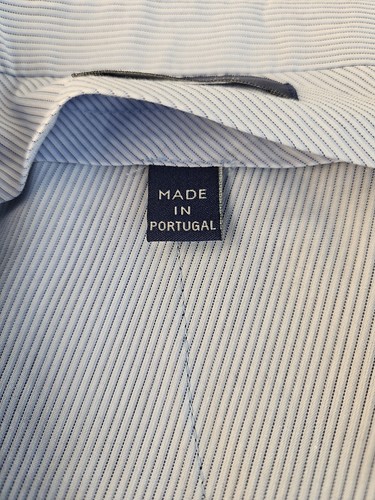 NEW INCOTEX Super 120 Mens PINSTRIPE Pants Size 36 100% Wool Flat Front Unhemmed - Picture 14 of 16